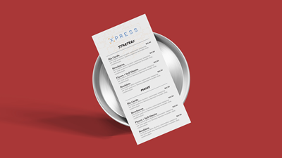 Waterproof Menus